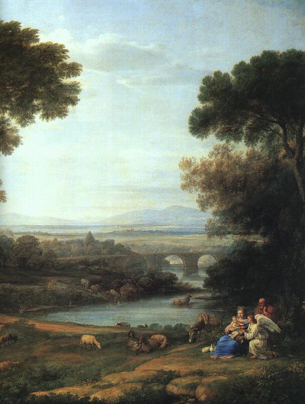 Claude Lorrain The Rest on the Flight into Egypt oil painting image